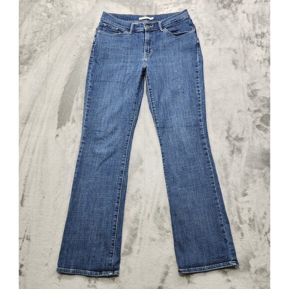 Levi's Jeans Womens 29/8M Blue Classic Bootcut Stretch Denim Boho Western Casual - Picture 1 of 15